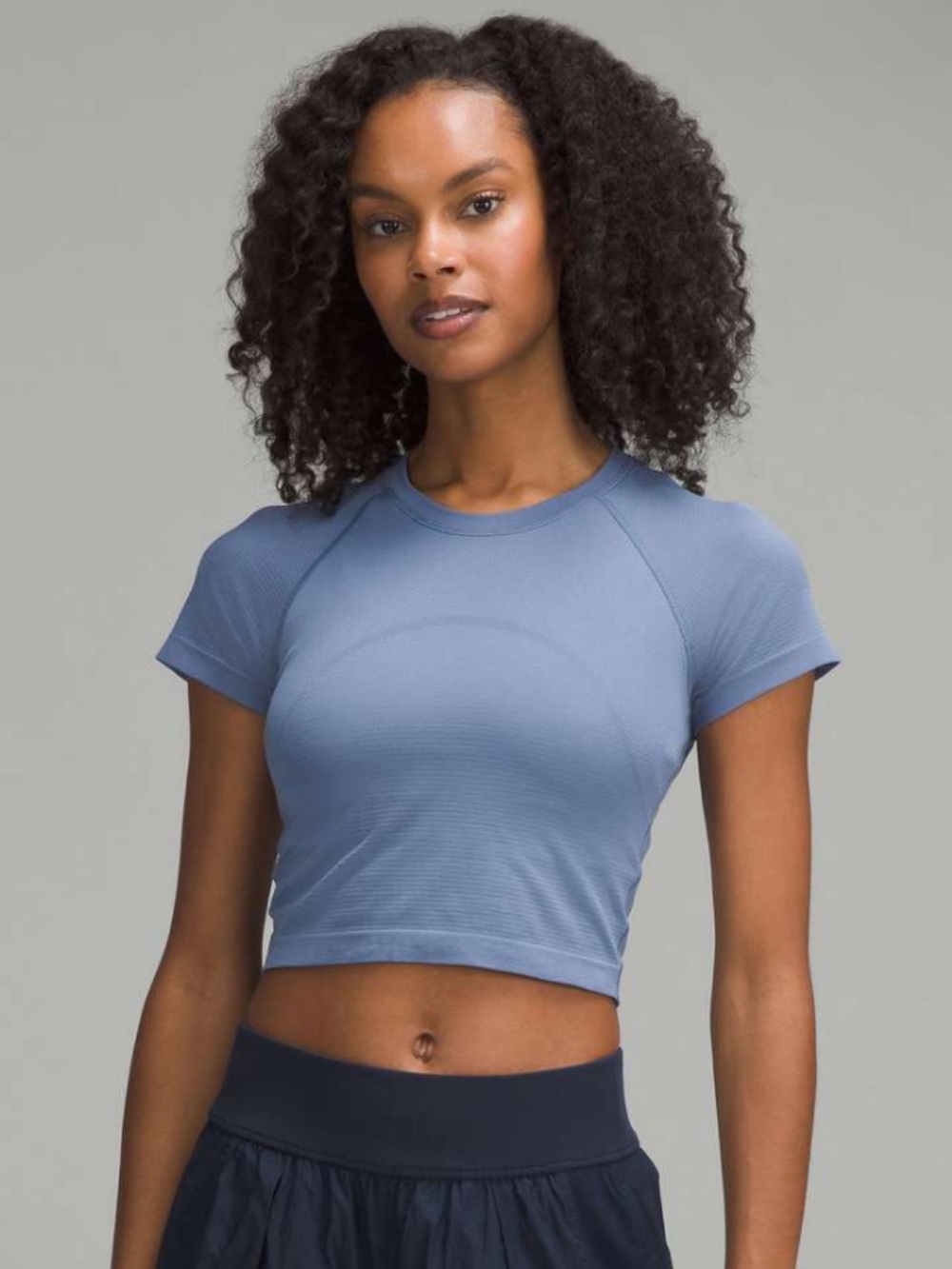Lululemon Swiftly Tech Crop 2.0 Oasis Blue